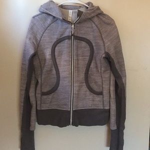 Lululemon Scuba Zip Up Hoodie Gray!!!